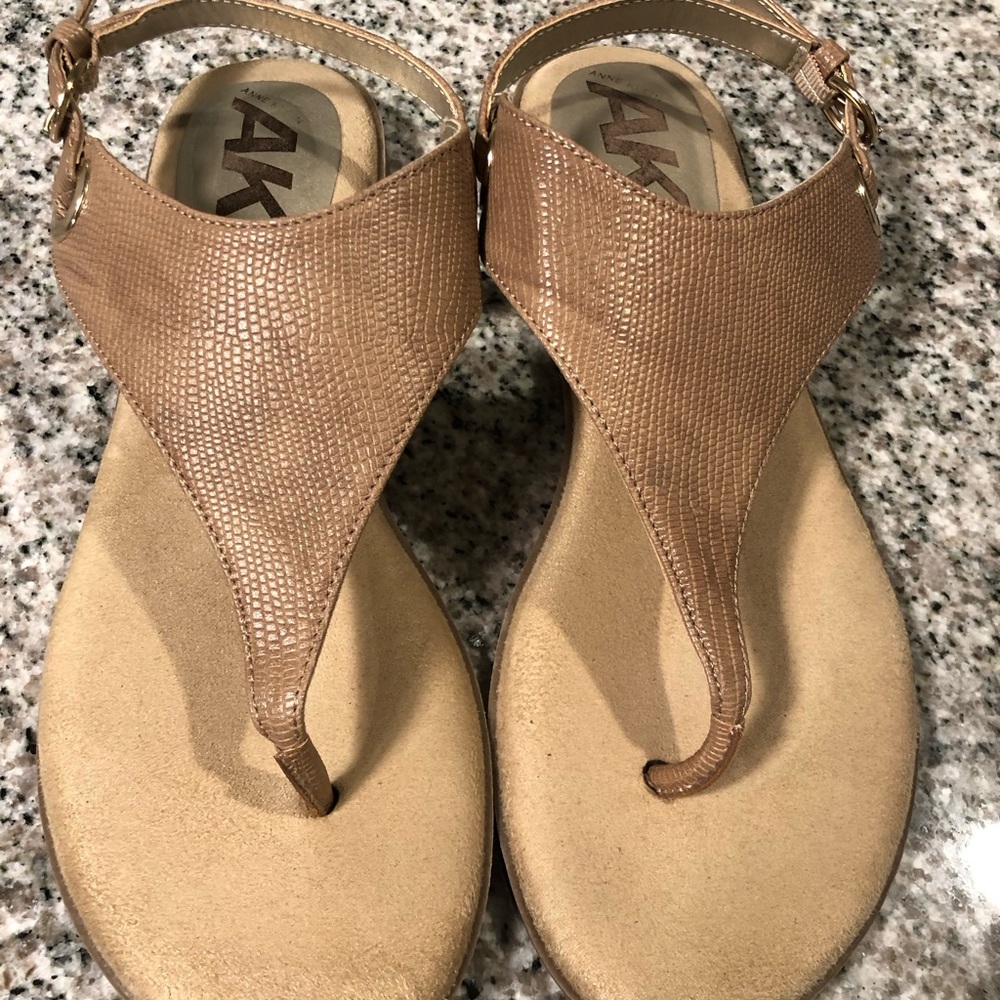 Anne Klein Sport Tan Sandals